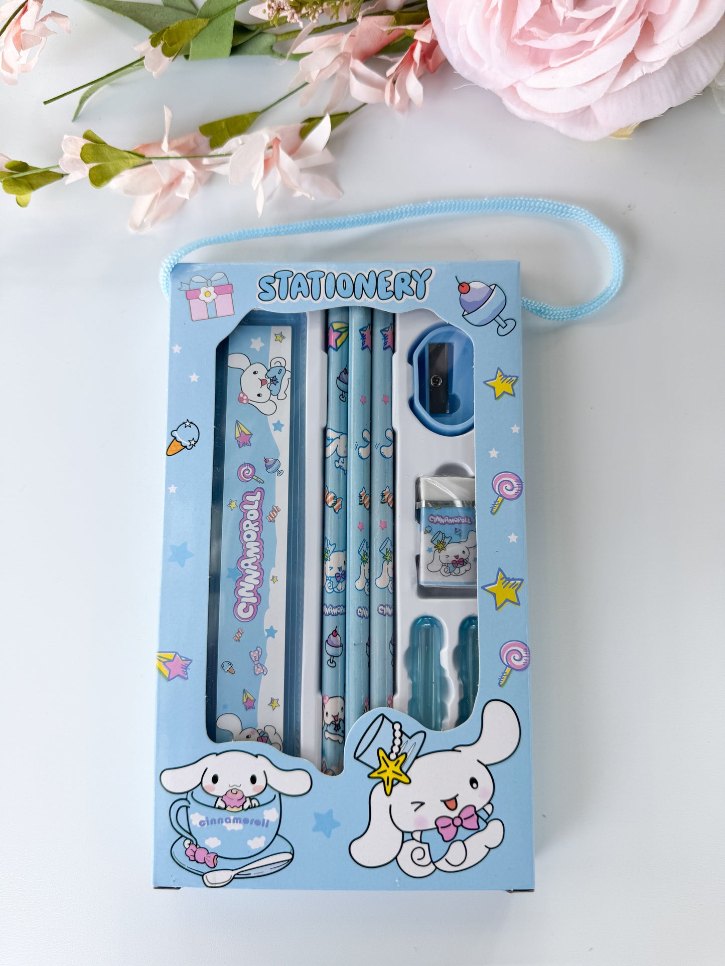 cinnamon roll stationery set