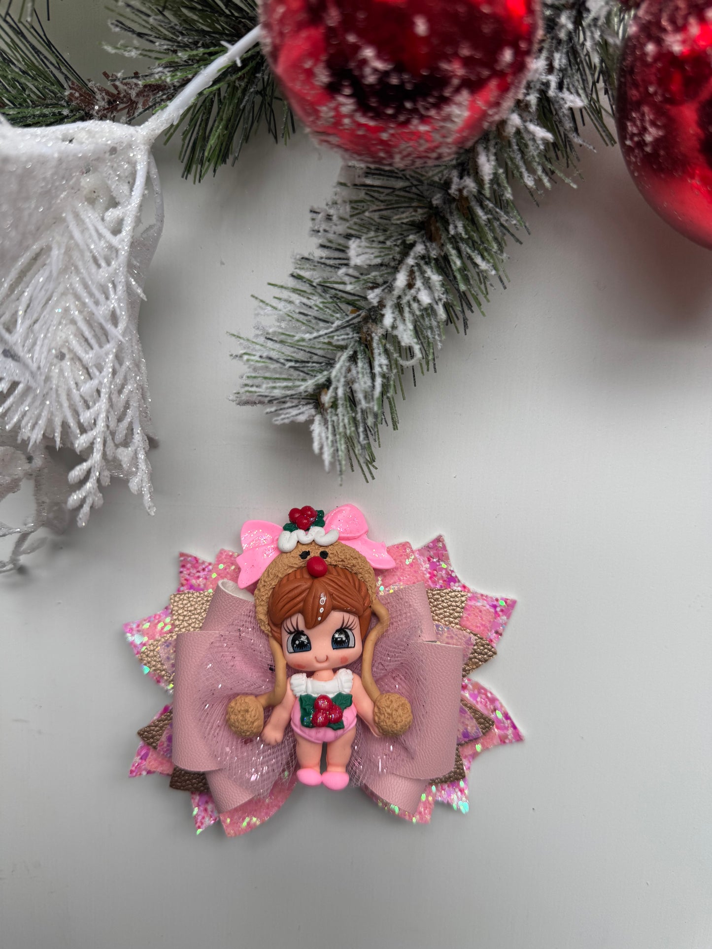 Christmas Pink Bow