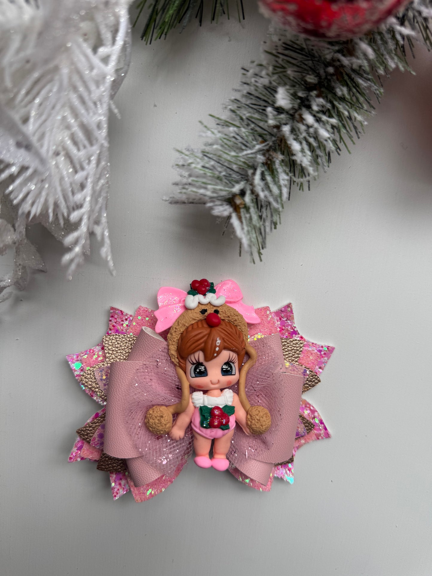 Christmas Pink Bow