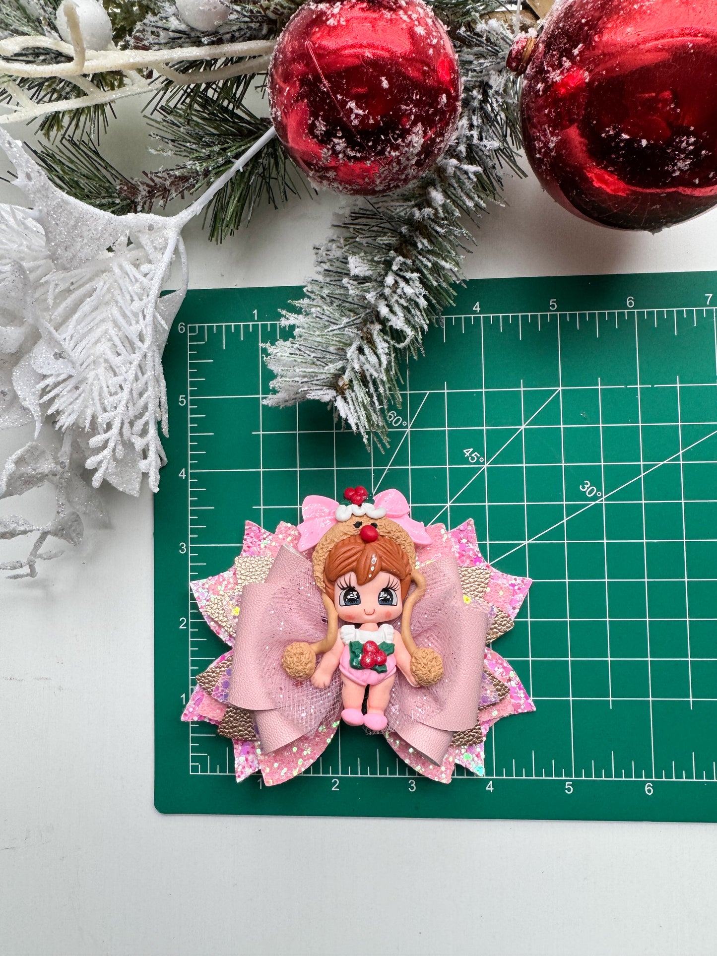 Christmas Pink Bow