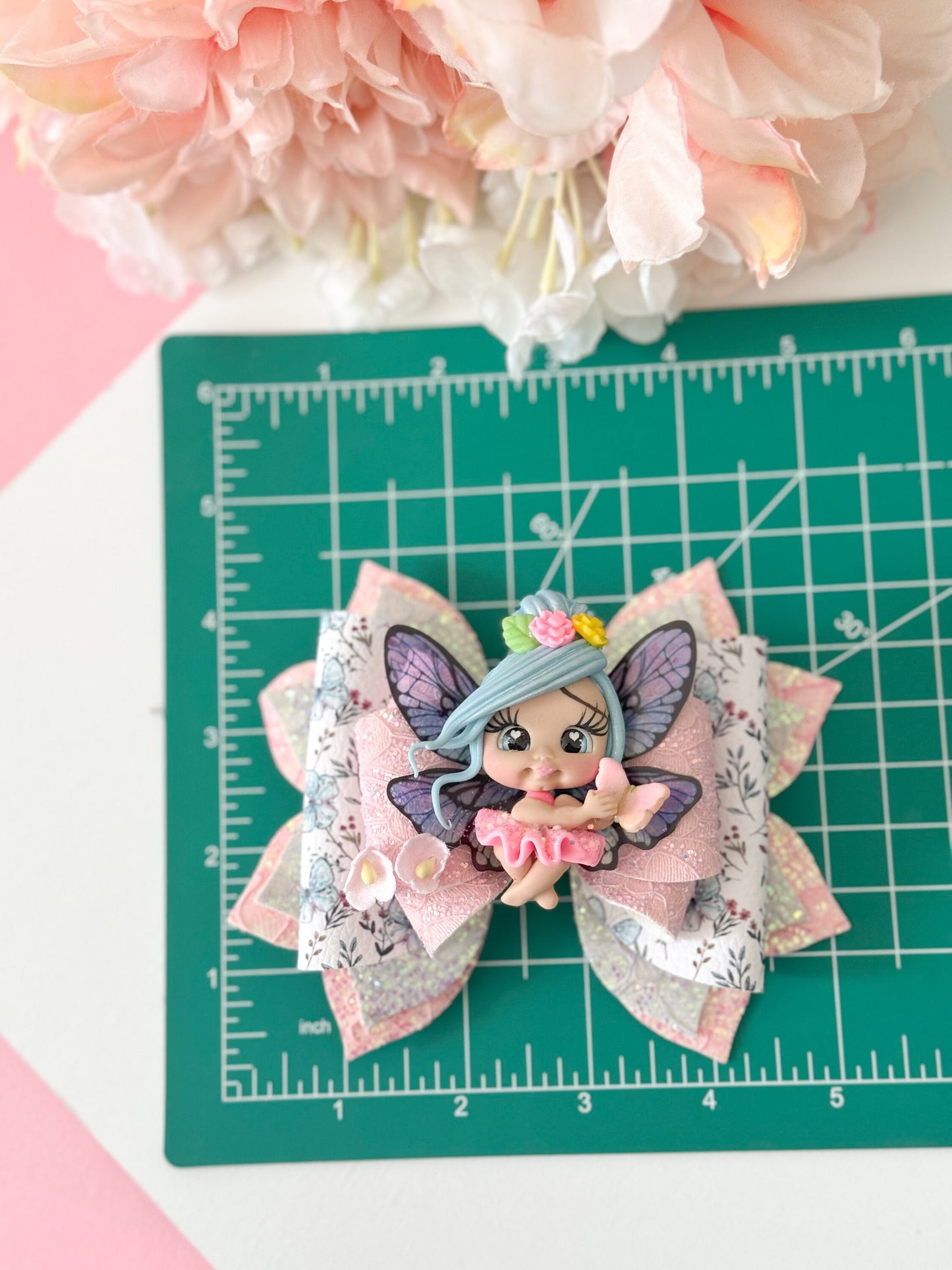 Butterfly bow , bows, handmade bows, fairy bows, lazos, gifts for girls, fairy accessories, fairy birthday gift , luxury bows