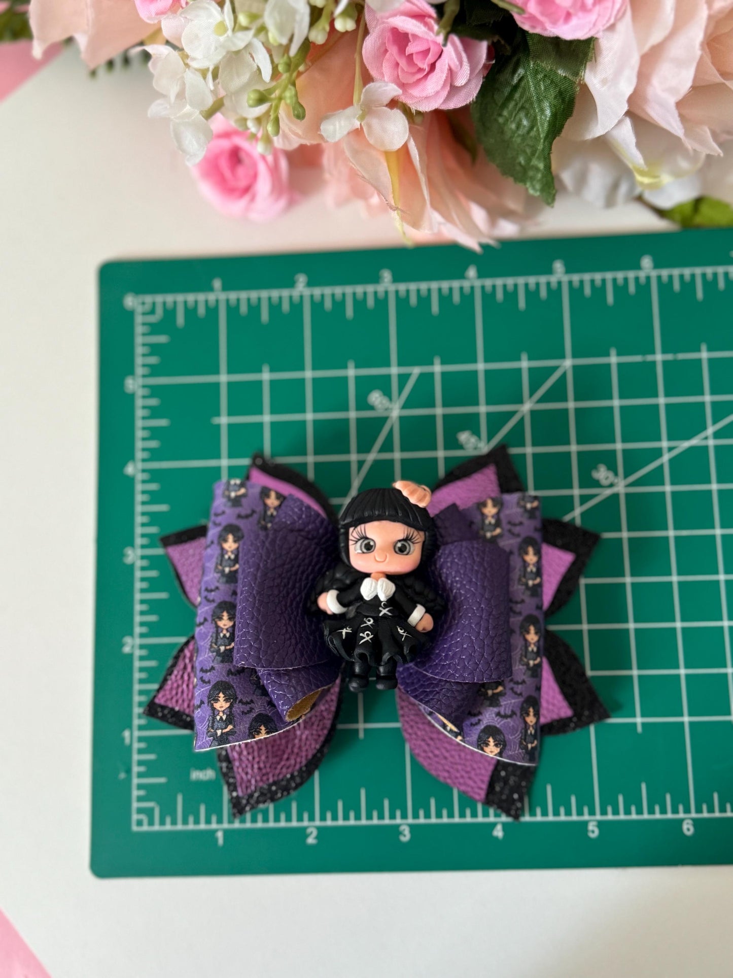 Wednesday bow , Characters bows, bows, Hair bow, Hair accessories, birthday gift, birthday, Wednesday birthday, Wednesday accessories