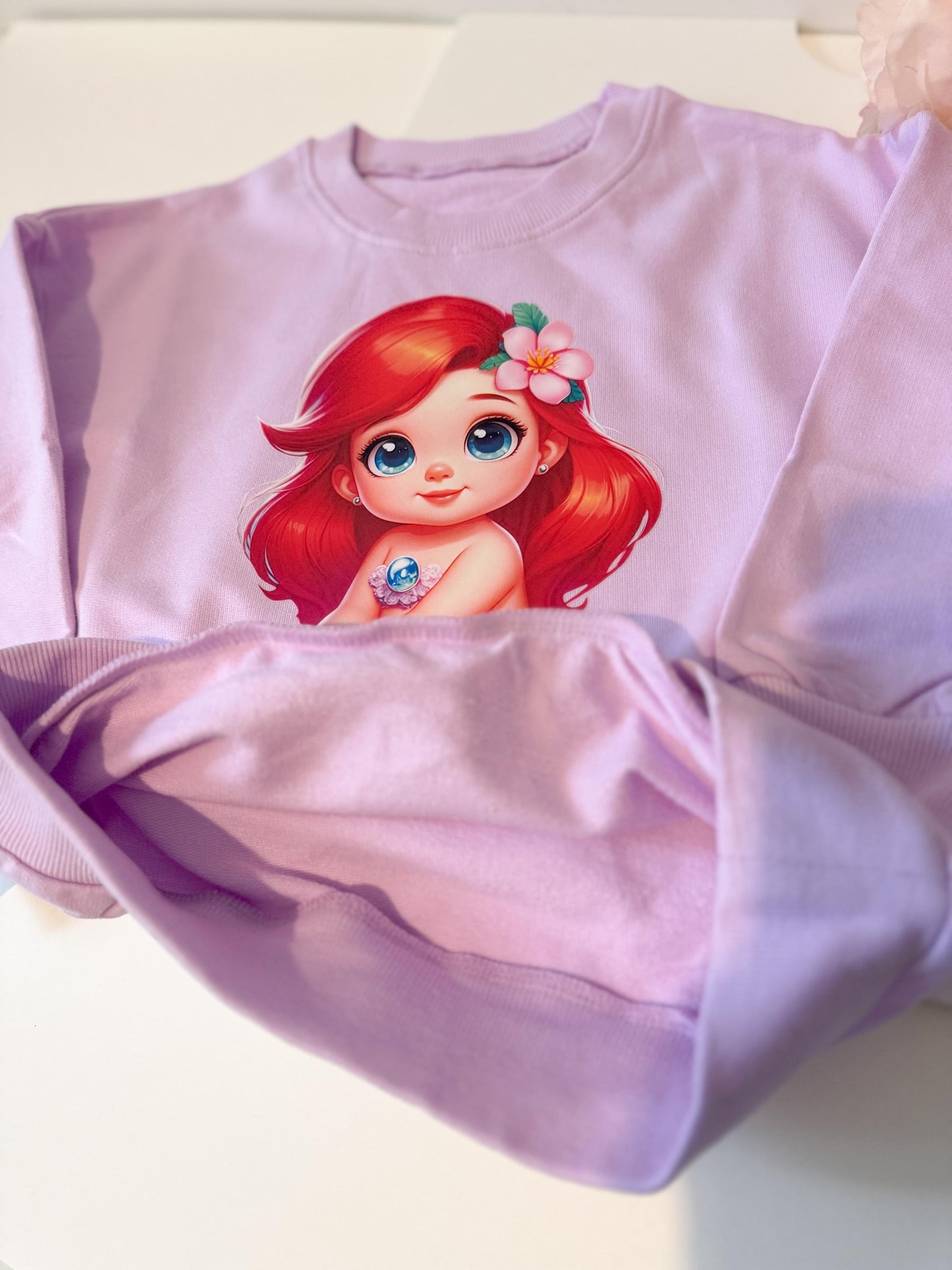 Mermaid sweaters, mermaid accessories, mermaid birthday gift, toddler apparel, light sweater