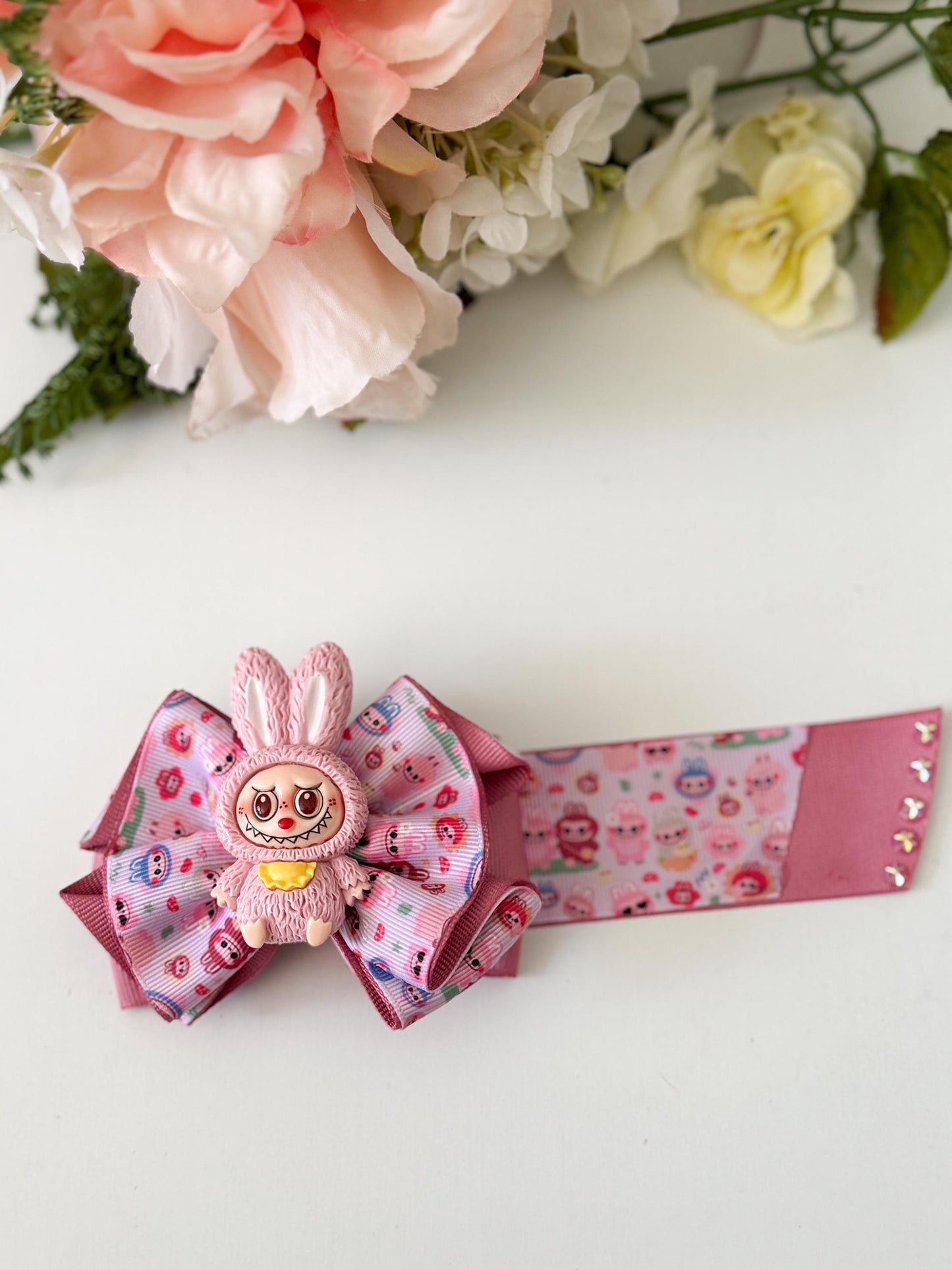 Cute monsters , bows, girl accessories, lazos, accesorios niñas, girl accessories, labubu