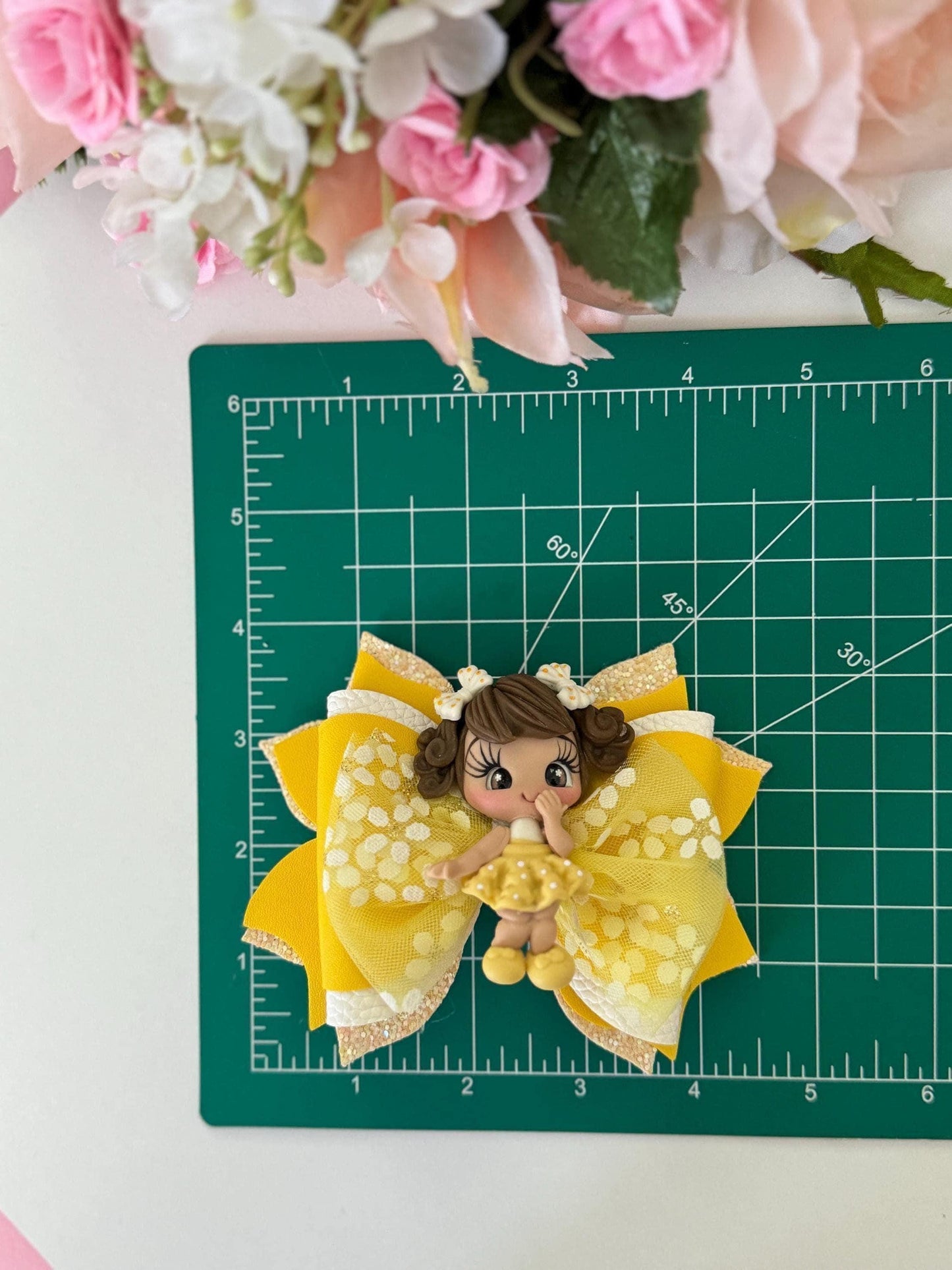 Cute bows, bows, lazos, yellow bows, girly bows, girl accessories, girl bows, girl birthday gift ideas