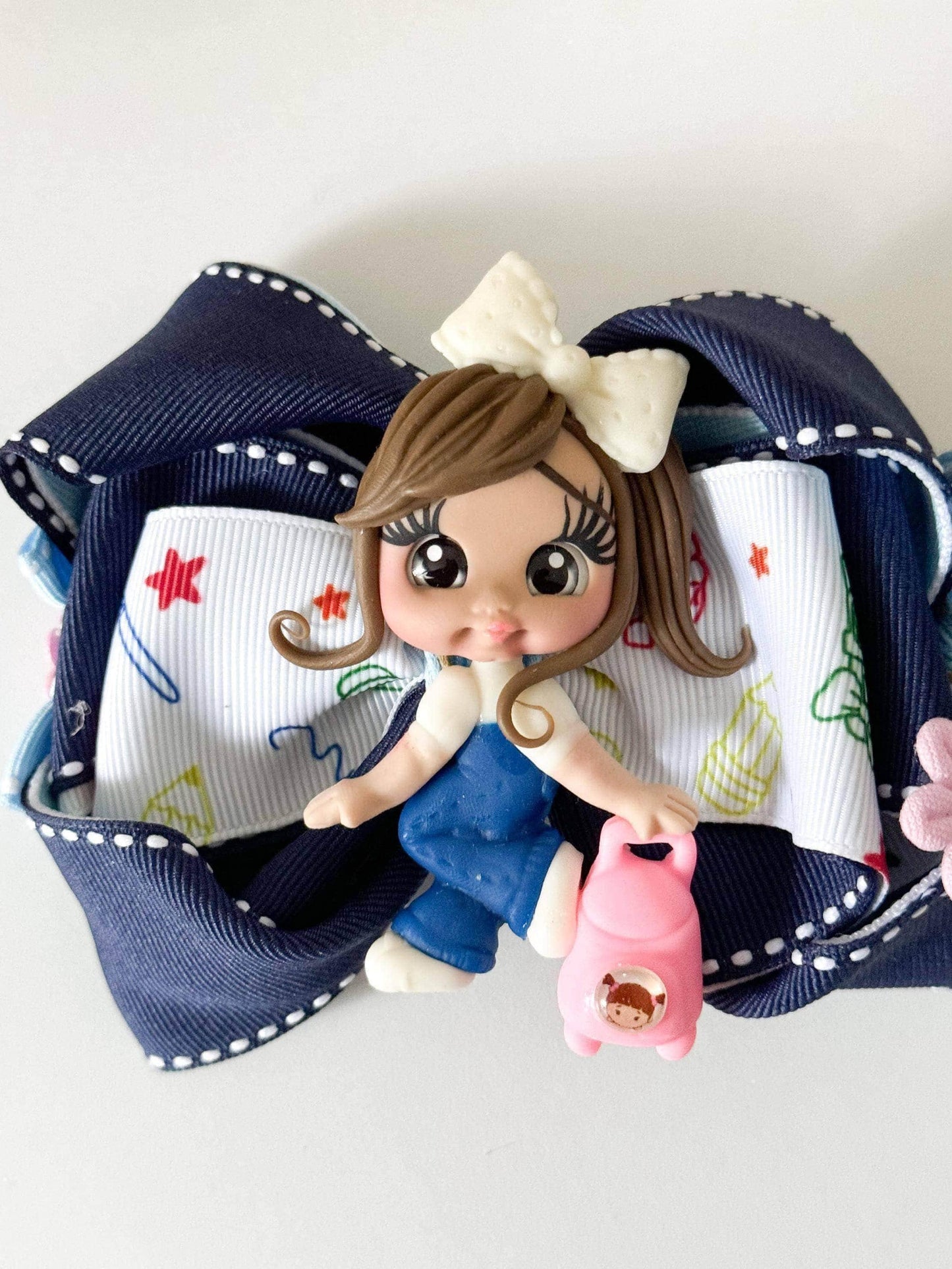Back to school bow. School bows, bows, Hair bow, Hair accessories , back to school accessories, handmade bows, lazos para escuela