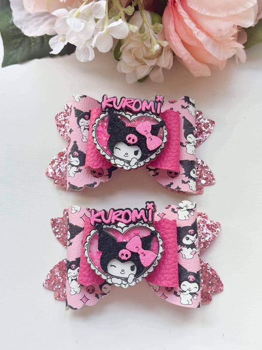 Hello cat friends  bow set. Bows. Hello cat friends bows. Theme bows . Character bows . Kitty bows , handmade accessories