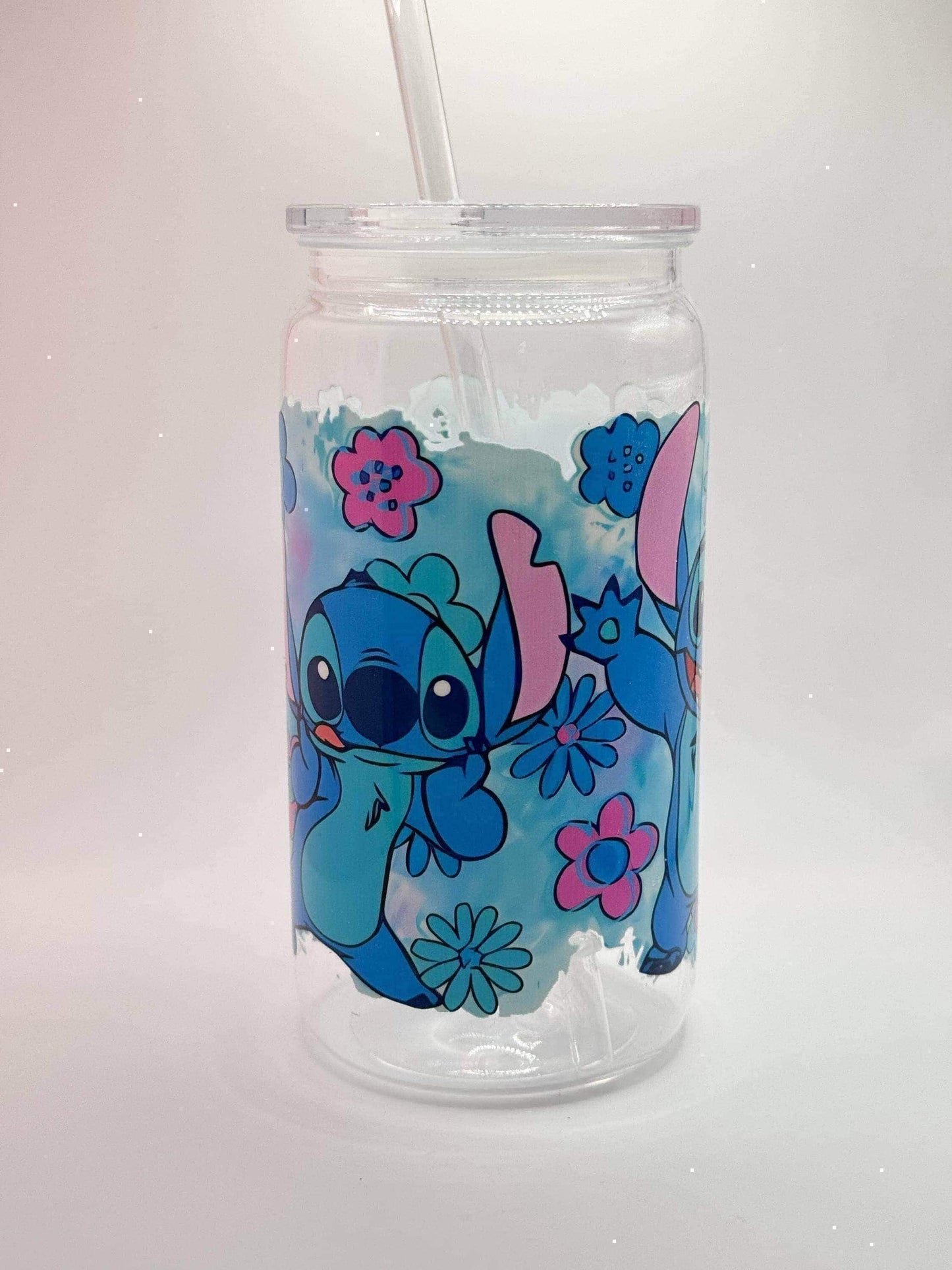 Blue alien plastic cup, 16oz plastic cup, milk cup, libby cups