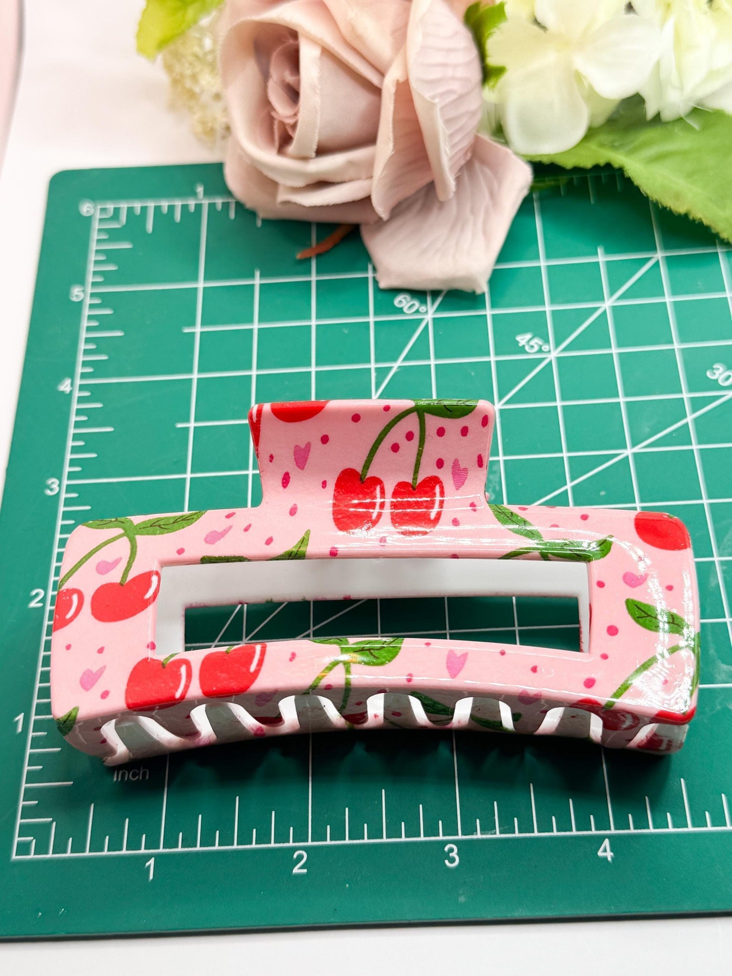 hair claw, hair clip, valentines accessories, claw hair clip
