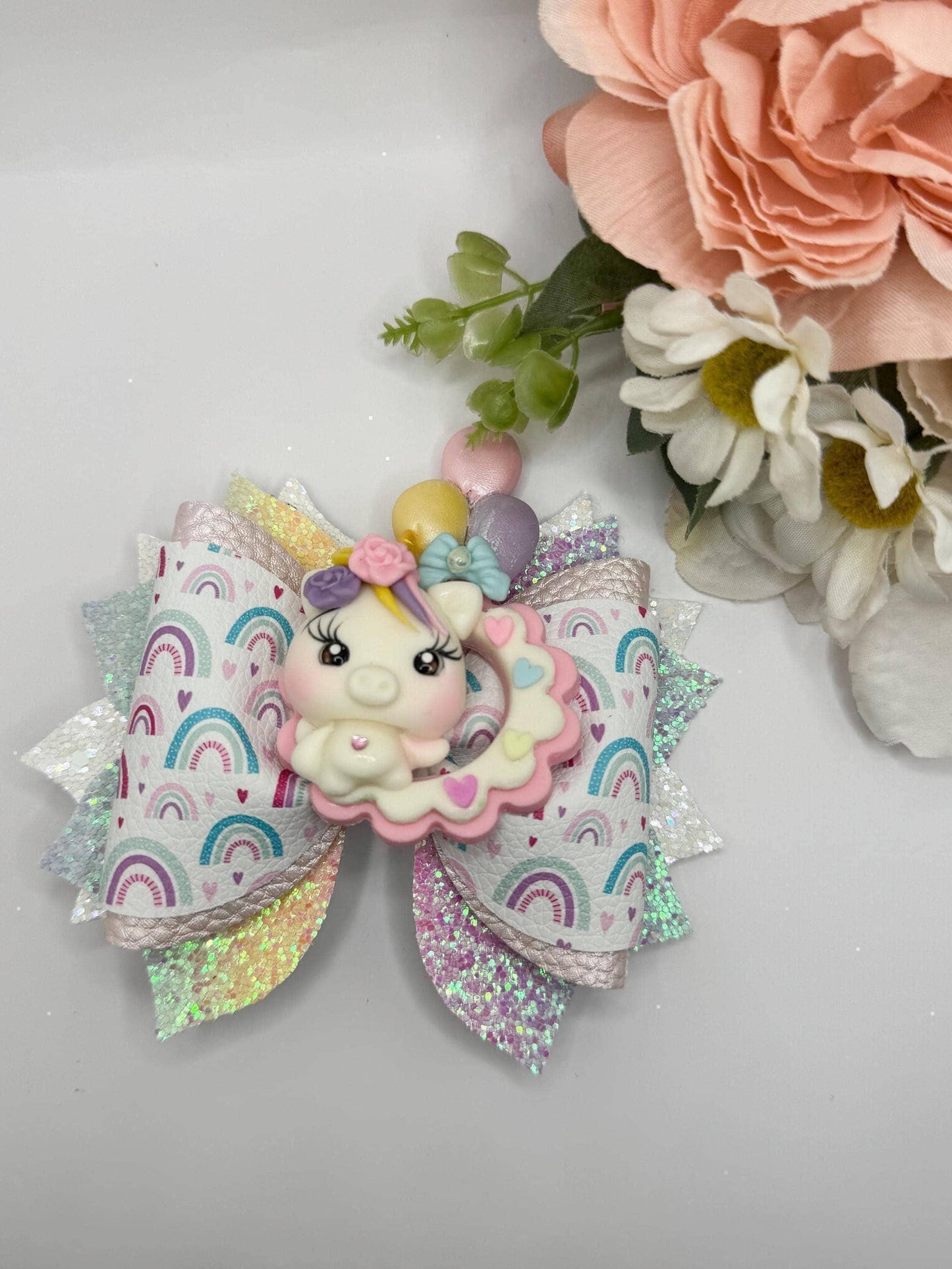 Unicorn bow , bows, Hair bow, Hair accessories, unicorn birthday, summer bows , gifts for girls, lazos, unicorn accessories