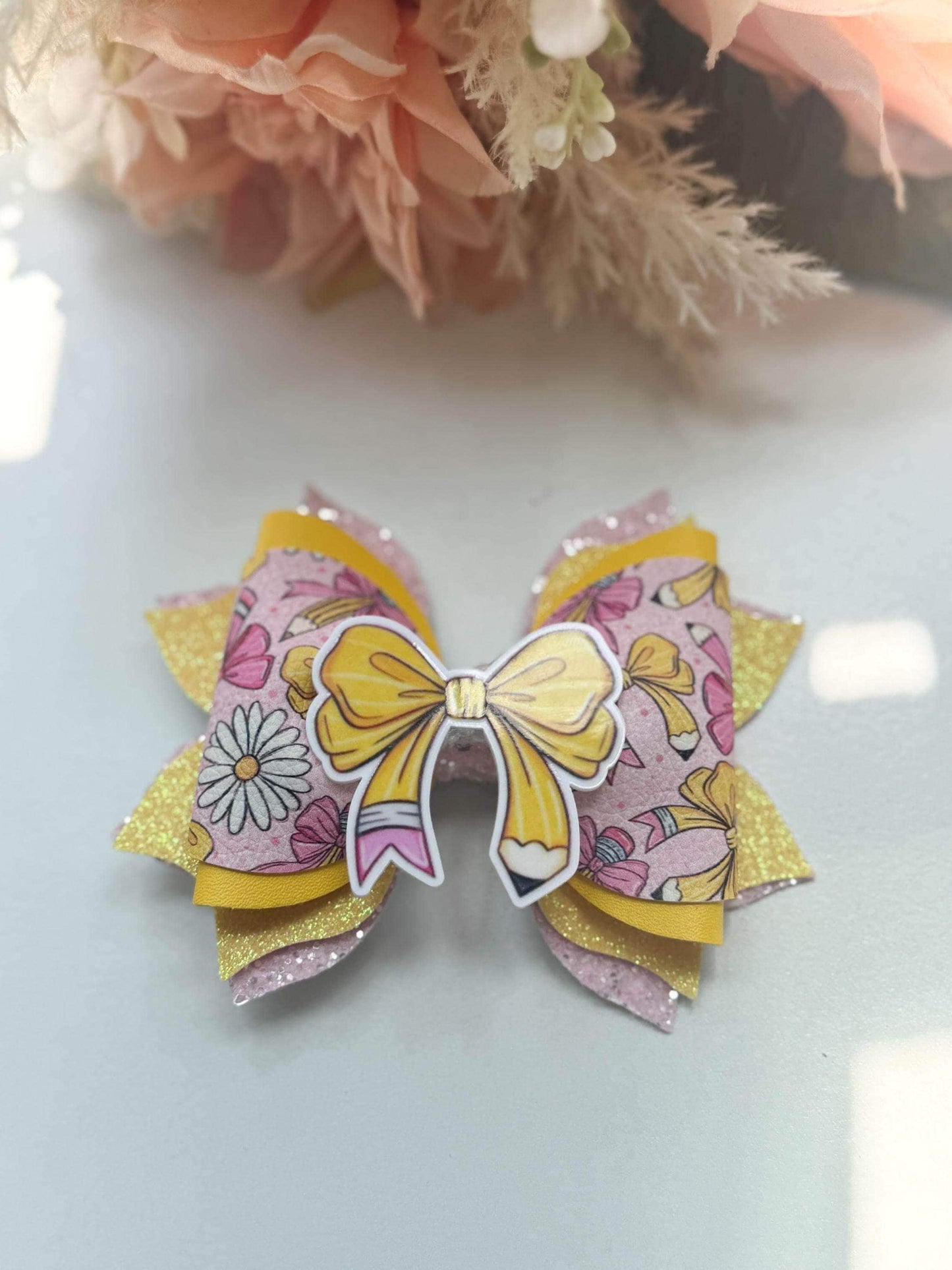 School bows, bows, Hair bow, Hair accessories , back to school accessories, handmade bows, lazos para escuela