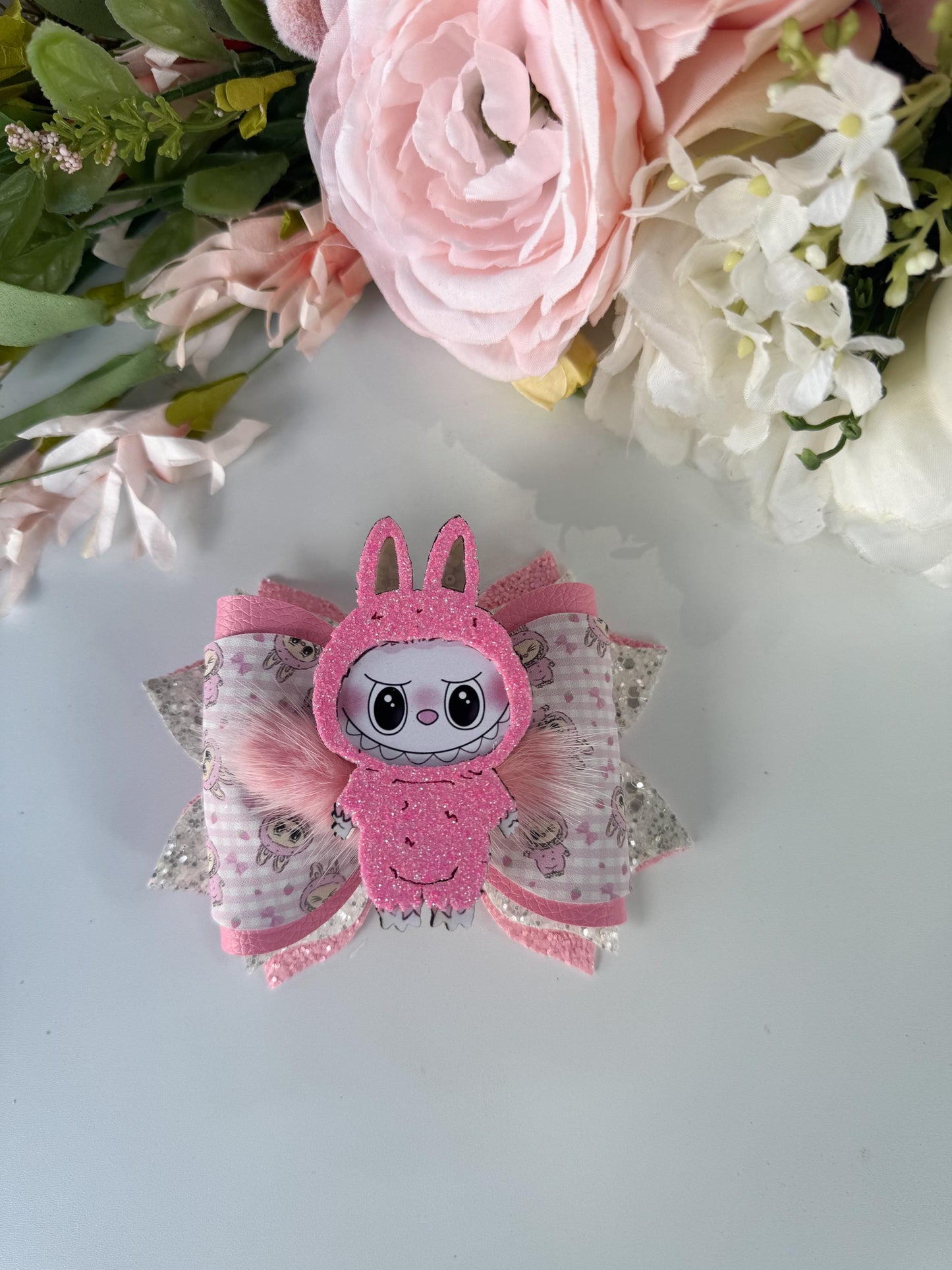 Bubu bows. bow , Hair bow, Hair accessories , cute monsters bows , handmade accessories, lazos ,trendy accessories