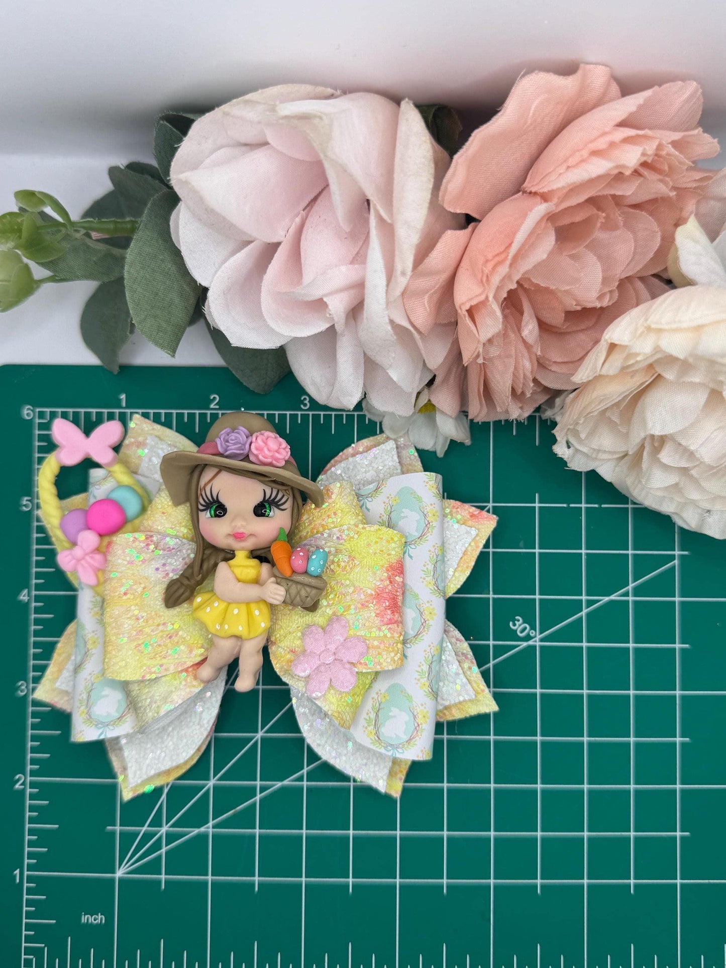 Easter bows , Easter, Easter handmade, custom made , pascuas, lazos, Easter basket, unique items