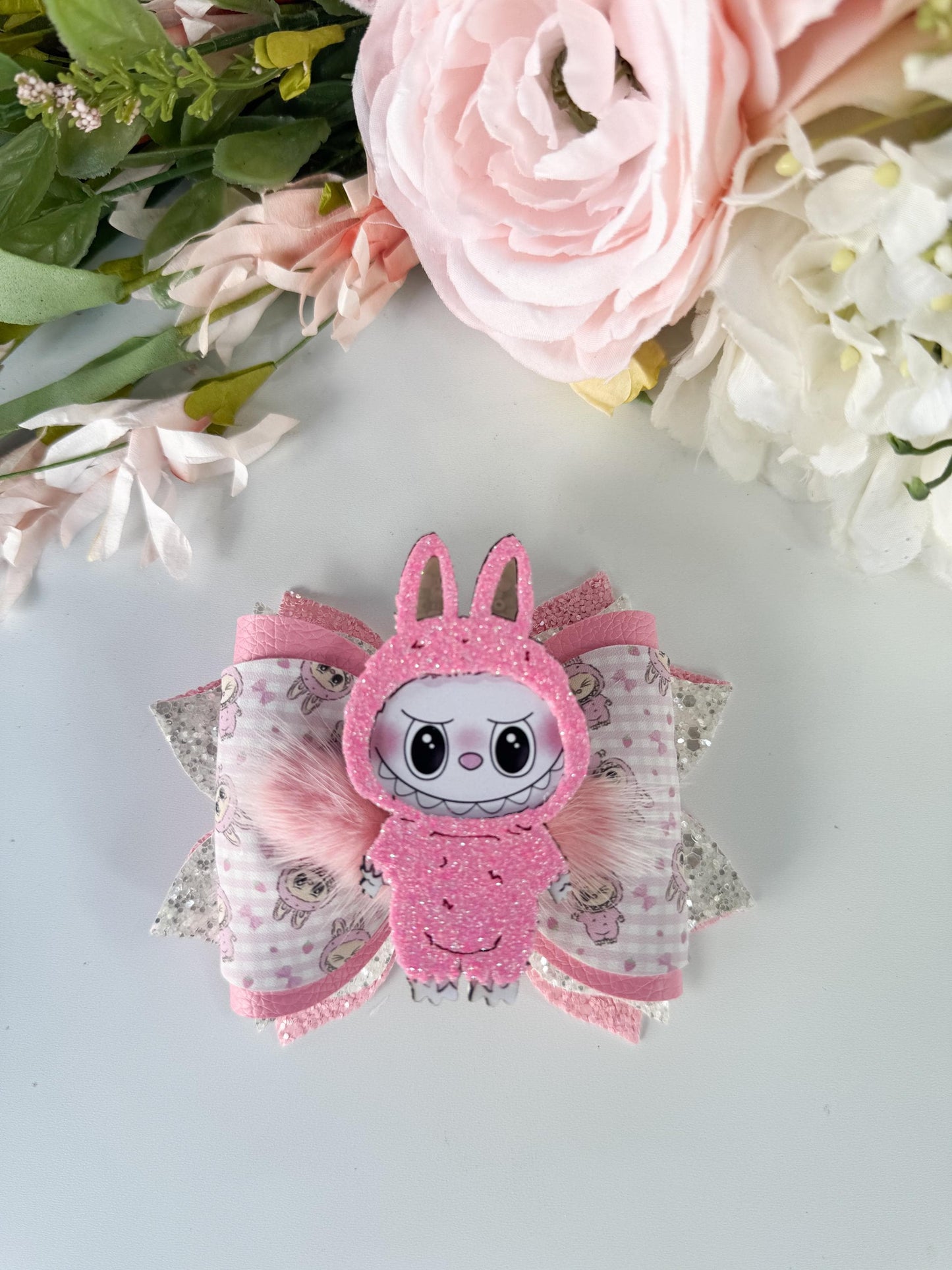 Bubu bows. bow , Hair bow, Hair accessories , cute monsters bows , handmade accessories, lazos ,trendy accessories
