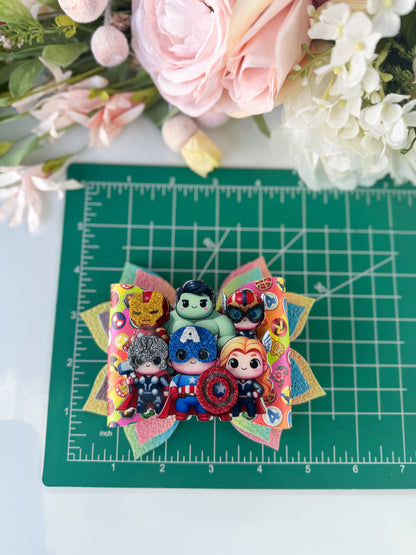 Superheroes bow