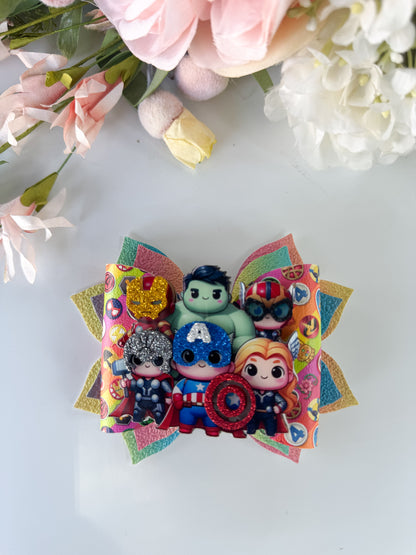 Superheroes bow