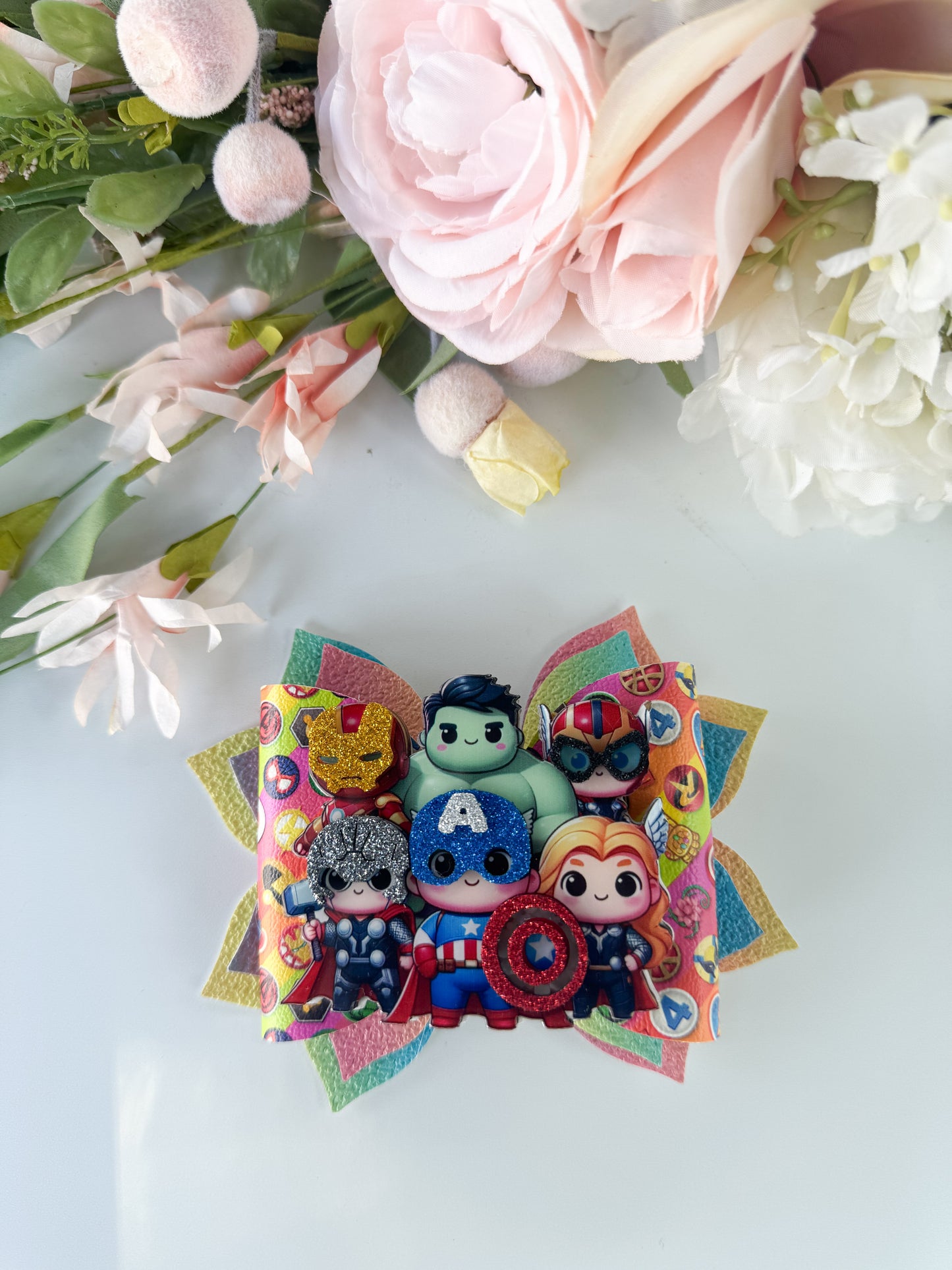 Superheroes bow