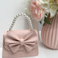 Pink Pearl Bow Purse