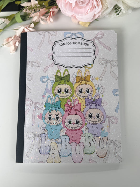 Labubu composition notebook