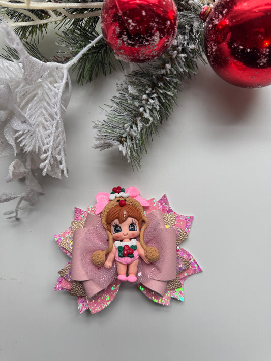 Christmas Pink Bow