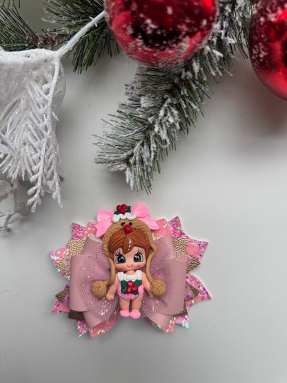 Christmas Pink Bow