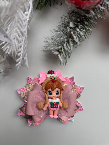 Christmas Pink Bow