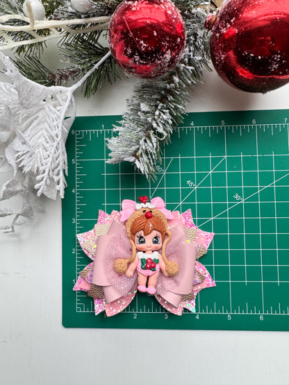 Christmas Pink Bow