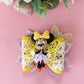 Spring bow, butterfly bow , mouse bow, minnie bow, mouse girl birthday, girl birthday spring theme , fairy bow , fairy birthday