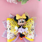 Spring bow, butterfly bow , mouse bow, minnie bow, mouse girl birthday, girl birthday spring theme , fairy bow , fairy birthday