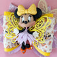 Spring bow, butterfly bow , mouse bow, minnie bow, mouse girl birthday, girl birthday spring theme , fairy bow , fairy birthday