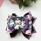 Hello cat friend bow  , Characters bows, bows, Hair bow, kuromi , hk friends bows,lazos, girls gift