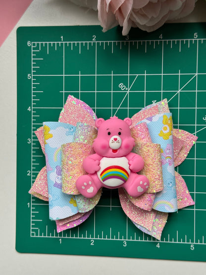 Care Bears bow , bows, handmade bows, Care Bears accessories, lazos, gifts for girls