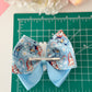 Blue dog bow. Ribbon bows, Hair bow, Hair accessories , blue dog birthday gift , blue dog accessories, handmade bows, lazos