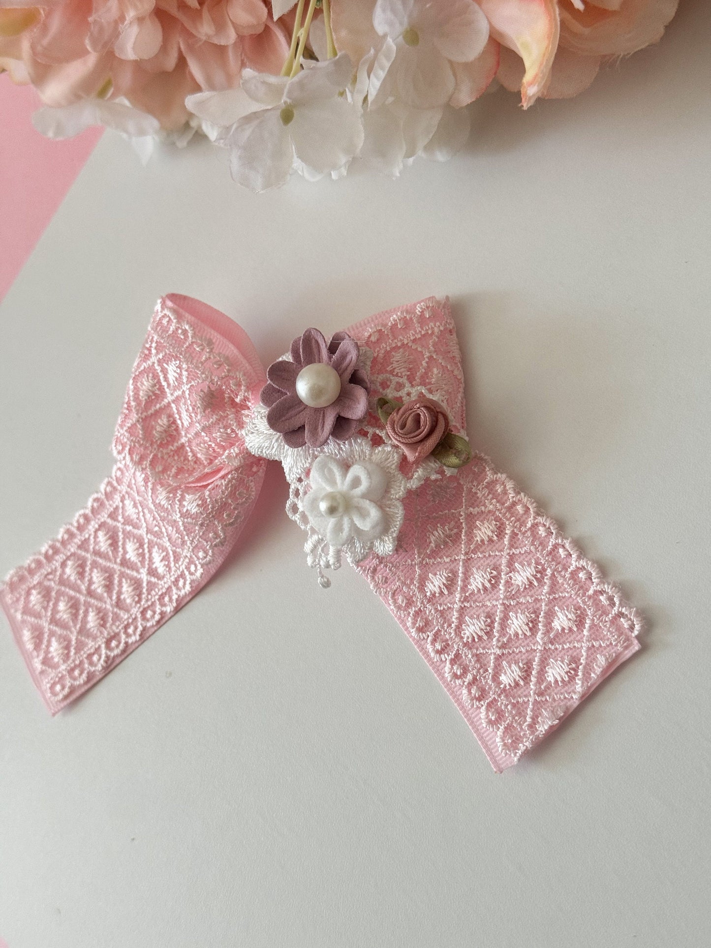 Coquette bow, lace, bow, coquette style, bows, handmade gift for her . Beautiful bows, lace bows, luxury accessories