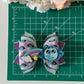 Envy bow. Character bows,envy emotion bows, Hair bow, Hair accessories , envy birthday gift , handmade bows, feeling characters