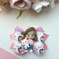 Gabby bows ,doll house bow, gabbys birthday, Characters bows, bows, Hair bow, Hair accessories, lazos, handmade bows