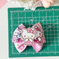 Hello cat bow. Kitty birthday accessories , Hair bow, handmade bows, lazos. Hello cat accessories, hello cat birthday, unique gift