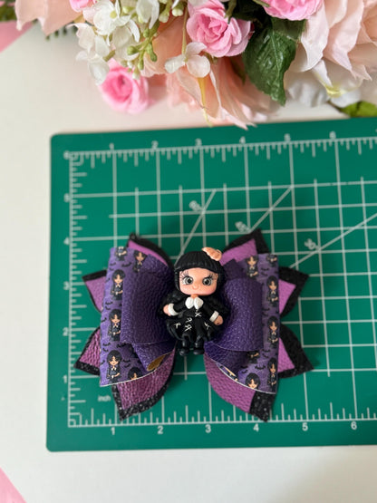 Wednesday bow , Characters bows, bows, Hair bow, Hair accessories, birthday gift, birthday, Wednesday birthday, Wednesday accessories