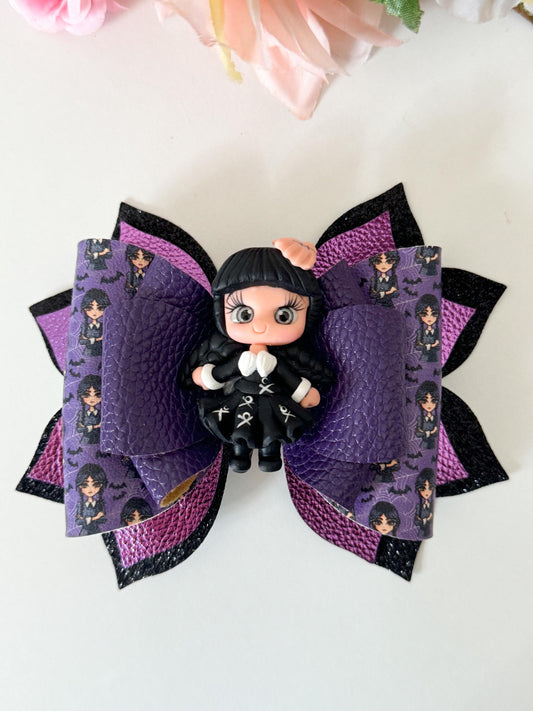 Wednesday bow , Characters bows, bows, Hair bow, Hair accessories, birthday gift, birthday, Wednesday birthday, Wednesday accessories