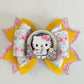 Hello cat bow  , Characters bows, bows, Hair bow, cat bow , kitty birthday, kitty bows, hello cat accessories, lazos