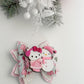 Christmas bow, Christmas handmade, Christmas gift ,bows, handmade gift for girls. Beautiful bows, lazos, Christmas present