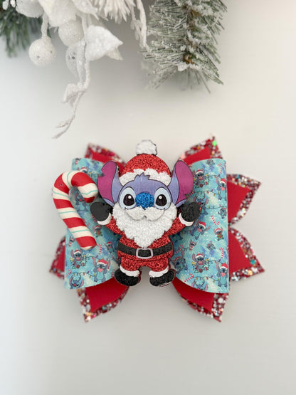 Christmas bow, Christmas handmade, Christmas gift ,bows, handmade gift for girls. Beautiful bows, lazos, Christmas present