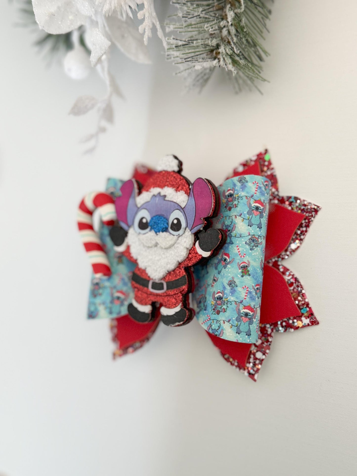 Christmas bow, Christmas handmade, Christmas gift ,bows, handmade gift for girls. Beautiful bows, lazos, Christmas present