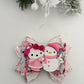 Christmas bow, Christmas handmade, Christmas gift ,bows, handmade gift for girls. Beautiful bows, lazos, Christmas present