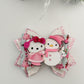 Christmas bow, Christmas handmade, Christmas gift ,bows, handmade gift for girls. Beautiful bows, lazos, Christmas present