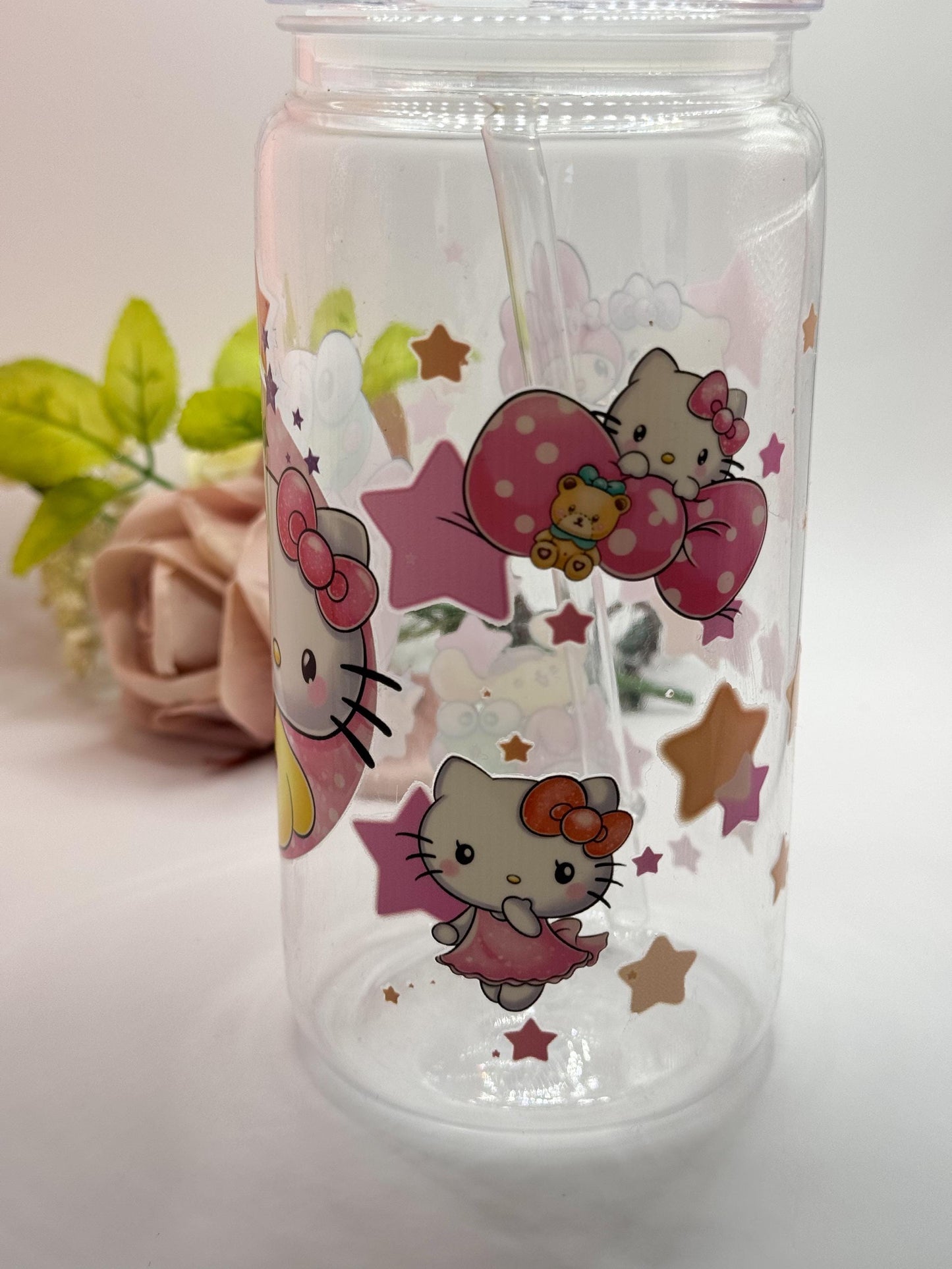 Kuromi plastic cup, kids cups, kids milk cups, plastic,