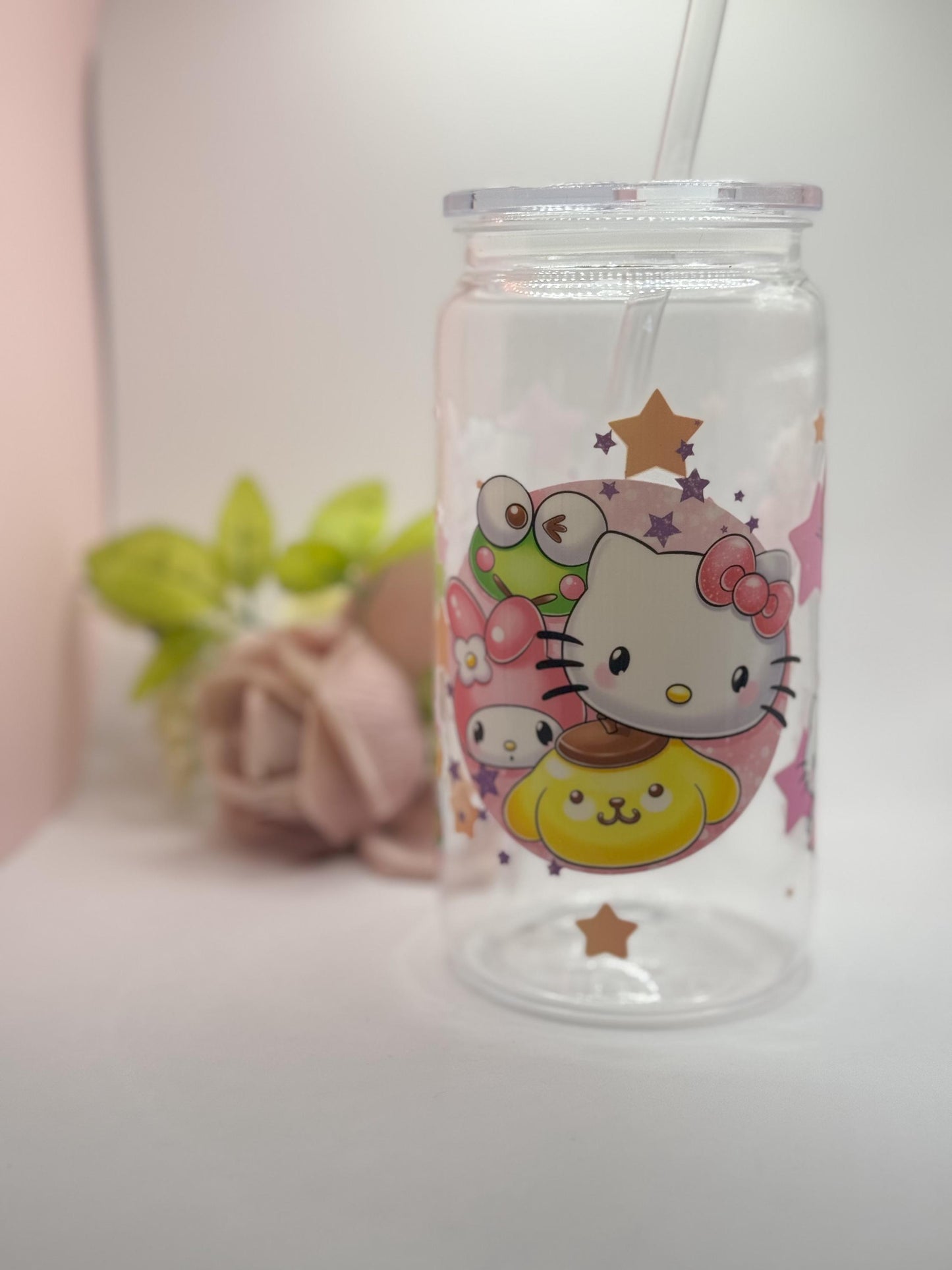 Kuromi plastic cup, kids cups, kids milk cups, plastic,