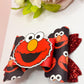 Elmo bow. Character bows, bows, Hair bow, Hair accessories , Elmo birthday gift , Sesame Street accessories, handmade bows