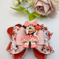 Valentines  bows, mouse bow bows, lazos, girly bows, girl accessories, girl bows, valentines gift ideas