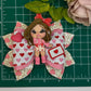 Valentines  bows, bows, lazos, girly bows, girl accessories, girl bows, valentines gift ideas